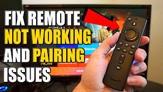 5 STEPS to FIX Fire Stick TV Remote Not Working or Pairing Easy Method [upl. by Isaacs]