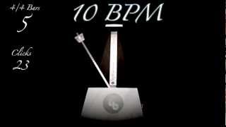 10 BPM Metronome [upl. by Eimia380]