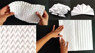 Learn Origami 01  Basic Paper Fold Patterns  How To Make Basic Folds By Deepali Karanjavkar [upl. by Ayanal416]