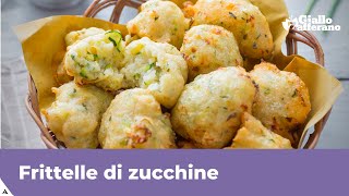 FRITTELLE DI ZUCCHINE  Croccanti e facilissime [upl. by Assinna]