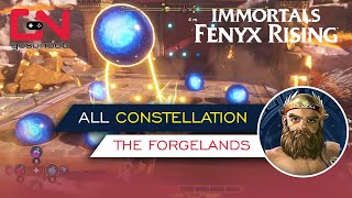 Immortals Fenyx Rising All Constellation Puzzle The Forgelands Hephaistios Challenge [upl. by Cirle204]