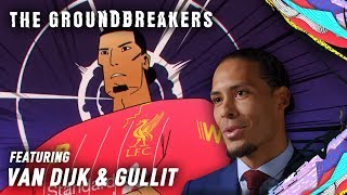 Virgil van Dijk Playing As A Striker [upl. by Nivad79]