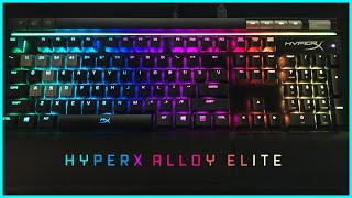 HyperX Alloy Elite RGB Keyboard and NGenuity Software [upl. by Ydniw]