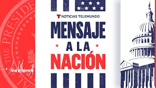 Mensaje a la nación de Donald Trump [upl. by Nawk]