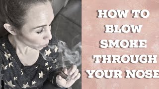 Cigar 101 how to blow smoke through your nose [upl. by Bivins]