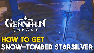 Genshin Impact How To Get SnowTombed Starsilver Sword All 8 Stone Tablet Locations [upl. by Micheil430]