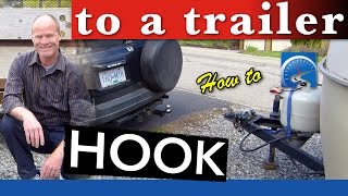 How to Hook to A Trailer with a Ball Hitch  Trailering SMART [upl. by Naiva913]