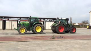 Fendt 724 vs John deere 7430 [upl. by Neehcas]