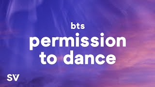 BTS  Permission to Dance Lyrics [upl. by Ialda409]