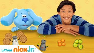 Pistas de Blue y tú  A Blue y a Josh les encanta la comida  Nick Jr en Español [upl. by Alexandre]