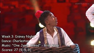 Miles Brown  All Dancing With The Stars Juniors Performances [upl. by Dirk962]