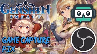 How to GAME CAPTURE Genshin Impact in STREAMLABS amp OBS [upl. by Sheeran]