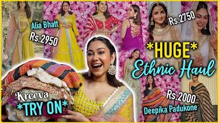 Bollywood DESIGNER LEHENGA TryOn HAUL  Alias Wedding Outfit Deepika Saree  ThatQuirkyMiss [upl. by O'Conner]