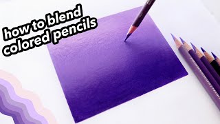 How To Blend Colored Pencils [upl. by Thane955]