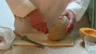 How to cut a Cantaloupe [upl. by Hilaire684]