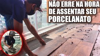 COMO ASSENTAR PORCELANATO SEM ERRAR [upl. by Tamma704]