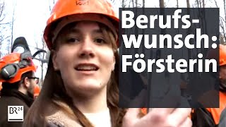 Arbeitsplatz im Wald Berufswunsch Försterin  Abendschau  BR24 [upl. by Beller]