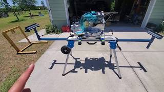 Harbor Freight Hercules Professional Rolling Miter Saw Stand Unboxed [upl. by Banquer]