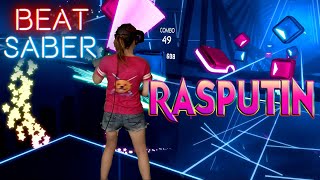 Beat Saber  Rasputin by Boney M Funk Overload  Mixed Reality [upl. by Aciria685]