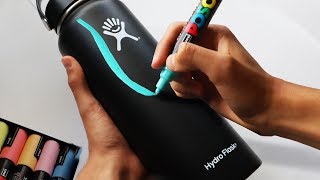 My First Custom HYDRO FLASK SATISFYING [upl. by Vary512]