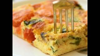 Loaded Vegetable Egg Bake Recipe [upl. by Enalb]