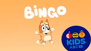 Bingo Theme Song 🎵  Bluey  ABC Kids [upl. by Pudendas494]