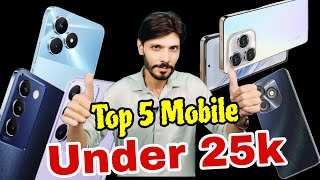 Top 5 Best Mobile Phones Under 25000 [upl. by Tilla]