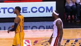 Paul George LeBron James Incredible Playoff Moment From All Angles [upl. by Claretta]