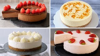 4 Easy NoBake Cheesecake Recipes [upl. by Nerte]