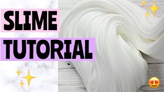 HOW TO MAKE SLIME Simple amp Easy Slime Recipe  2 Minute Easy Slime Tutorial Glue and Borax Slime [upl. by Illah47]