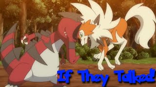 IF POKÉMON TALKED Dusk Lycanroc vs Krookodile Part 1 [upl. by Yelir]