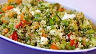 Quinoa Tabouli Salad Recipe  Clean amp Delicious [upl. by Eecyak635]