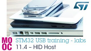 STM32 USB training  114 USB HID host labs [upl. by Sprage906]