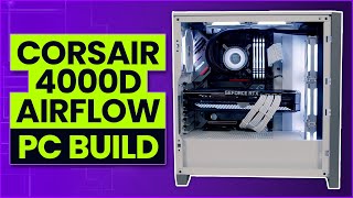 Corsair 4000D Airflow PC Build  i9 11900K amp RTX 3080 [upl. by Reivazx]