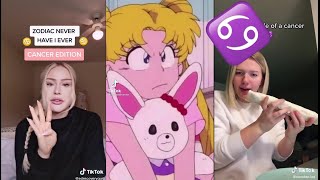 Zodiac Sign Tiktok Compilation  Cancer Edition [upl. by Asilegna]