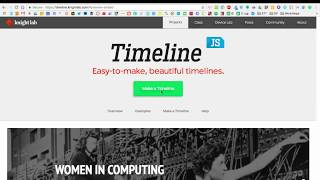 How to Create Timelines using Timeline JS and Google Sheets [upl. by Nila]