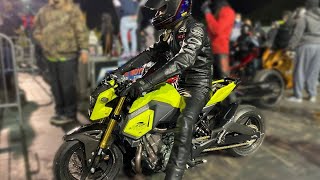 WORLD’S FASTEST GROM GOES GRUDGE RACING [upl. by Verada393]