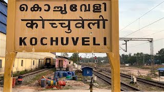 Kochuveli Satellite Passenger Rail Terminal of Thiruvananthapuram City 4K [upl. by Ferwerda]