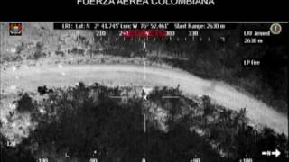 Bombardeo Fuerza Aérea estructura Farc El Tambo Cauca [upl. by Olumor]