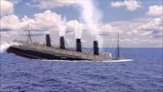 Sinking of the Lusitania HD Animation [upl. by Brocky]