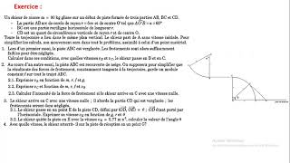 Exercice Travail et énergie cinétique [upl. by Analise]