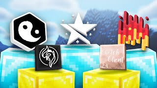 TOP 5 BEST CLIENTS FOR MCPE Minecraft Bedrock Edition [upl. by Loresz]