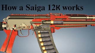 How a Saiga 12К030 works [upl. by Assetan]