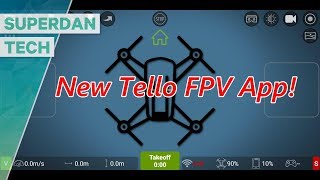 Ryze Tello drone  The excellent Tello FPV App [upl. by Miles]