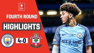 Unstoppable Jadon Sancho 🔥  Manchester City 40 Southampton  Fourth Round  FA Youth Cup 1617 [upl. by Tigges790]