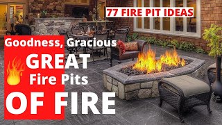 77 Fire Pit Ideas includes Outdoor Decor [upl. by Hilton]