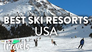 Top 10 Ski Resorts in the US  MojoTravels [upl. by Whang]