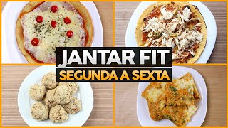 5 IDEIAS DE JANTAR SAUDÁVEL E FÁCIL PARA A SEMANA Rápidas e Fáceis [upl. by Relyc]