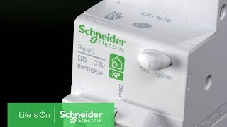 Disjoncteur différentiel type Fsi Resi9 Schneider Electric [upl. by Ankeny]