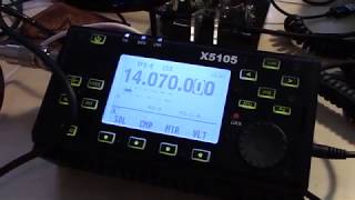 Xiegu X5105 QRP Digital Modes PSKRTTYFT8 Ham Radio Deluxe [upl. by Lalla119]